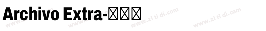 Archivo Extra字体转换